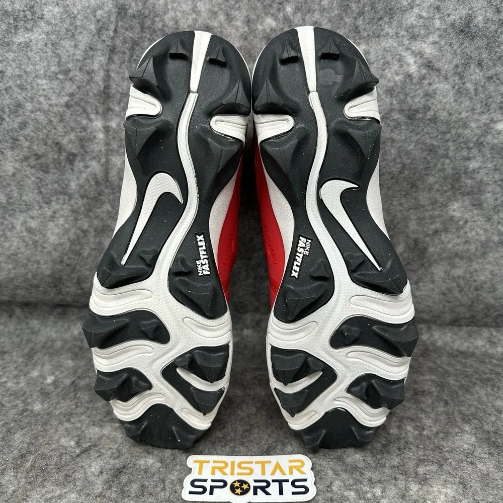 Nike Alpha Menace Shark 3 Football Cleats Mens Size 9 Red White CV0582-616